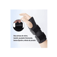 thumbnail image 4 of Férula Muñeca Cómoda Vendaje Ajustable, muñequera Ortopédica mano izquierda negra, 4 of 5