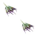 thumbnail image 4 of Toystoory Plantas resistentes a los rayos de 3 piezas, elegantes y respetuosas con el medio ambiente, para una apariencia realista en interiores púrpura 2Conjunto, 4 of 6