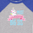thumbnail image 4 of Inktastic Most Magical Big Sis- Cute Unicorn Girls Baby Bodysuit, 4 of 5