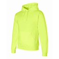 thumbnail image 2 of (2 pack) Adult Super Sweats® NuBlend® Fleece Pullover Hooded Sweatshirt - SAFETY GREEN - XL, 2 of 3
