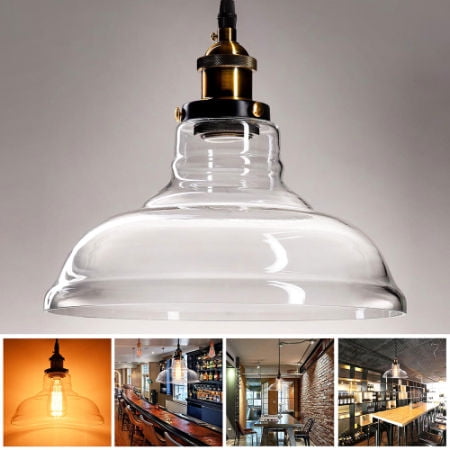 

11 Flashlight Shape Glass Ceiling Light/Transparent