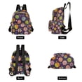 thumbnail image 4 of FORMRS Mini Backpack Purse for Women Travel Daypack Casual Shoulder Bag, Galactic Candy, 4 of 7