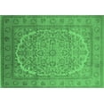 thumbnail image 1 of Ahgly Company Indoor Rectangle Oriental Emerald Green Industrial Area Rugs, 5' x 7', 1 of 4