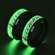 thumbnail image 1 of Anillos fluorescentes Unisex de acero inoxidable con patrón de nota Musical, joyería de moda, regalos para amantes, R0769, 1 of 3