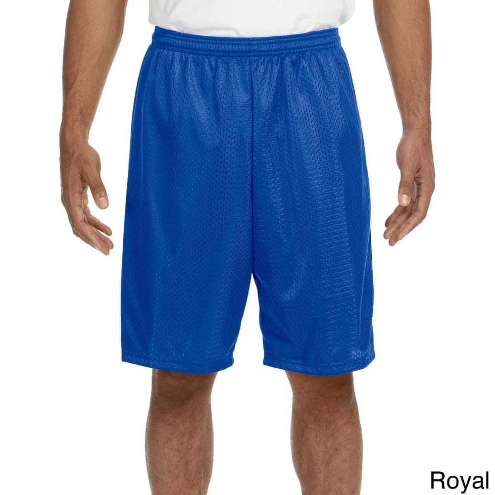 blue mesh shorts