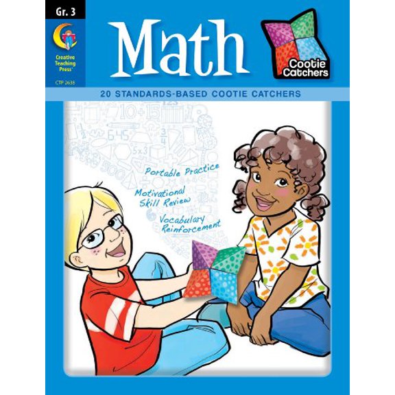 Pre-Owned Cootie Catchers: Math, Grade 3, 9781616013264, 1616013265, Paperback,