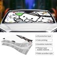 thumbnail image 5 of Windshield Sun Shade Foldable Car Front Window Sunshade For Car Suv Trucks Vans - Best Heat Shield Blocker Visor Cover Blocks Uv Rays And Keeps Your Vehicle Cool-Small, 5 of 5