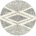 thumbnail image 6 of BoutiqueRugs Trunding Boho Moroccan Geometric Shag Area Area Rug - High Pile Super Soft Carpet for Entryway, Living Room, Bedroom, Dorm, Kids Room - Charcoal, Gray, Black and White - 4'3" x 5'11", 6 of 15