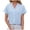 Sky Blue, variant on Fesfesfes Tshirts Shirts for Women Graphic Fashion Casual Women's Solid Short Sleeve V-neck T-shrit Top Blouse Short Sleeve T Shirts for Women S(US:4)