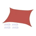 thumbnail image 1 of Vela de sombra al aire libre Zulema Toldo Canopy 98% Block Lona rojo, 1 of 8