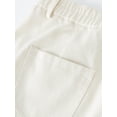 thumbnail image 4 of Lyocell elastic back-waist straight-leg pants, 4 of 5