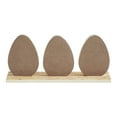 thumbnail image 2 of VHC Brands Bunny Hop MDF 3 Painted Eggs w/Base 5.5x12, Easter Decorations, Home and Table Decor, Spring and Easter Figurines, 2 of 4