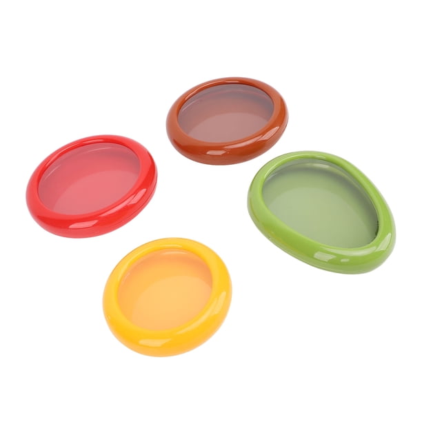Contenedor De Almacenamiento De Frutas Reutilizable, Contenedor De Almacenamiento De Frutas Y Verduras, 4 Piezas De Conservación Efectiva, Fácil De Usar, Portátil Para La Cocina