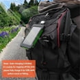 thumbnail image 4 of Solar Charger - Power Bank - 50000mAh Solar Battery Charger,Portable Charger With Dual Usb Charger Ports (1A/2A), Built-in Led Flashlight and Compass for All Cell Phone and Electronic Devices,Green, 4 of 12