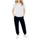 thumbnail image 1 of Conjunto de Pantalones de Dos Piezas de Color Sólido de Manga Corta para Niños con Pantalones a Juego, Traje de Verano Casual para Niños Y Niñas de Uso Diario, 1 of 6