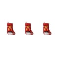 thumbnail image 2 of Cateissary Calcetín de Navidad decorativo temático árbol de Navidad regalo bolsa de dulces tela no tejida adorno de fiesta decoración de Type4 NO4, 2 of 6