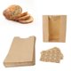 thumbnail image 5 of Bolsa De Almacenamiento Para Envasado De Alimentos Horneados, Papel Kraft Para Pan, 50 Uds., 5 of 7
