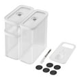 thumbnail image 1 of ZWILLING Fresh & Save CUBE Cube Set, M / 5 Piece Transparent-White, 1 of 11