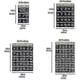thumbnail image 5 of Numbered Pocket Chart Over Door Hanging Classroom Organizer For Cell Phones Calculators Holders Blue, 5 of 5