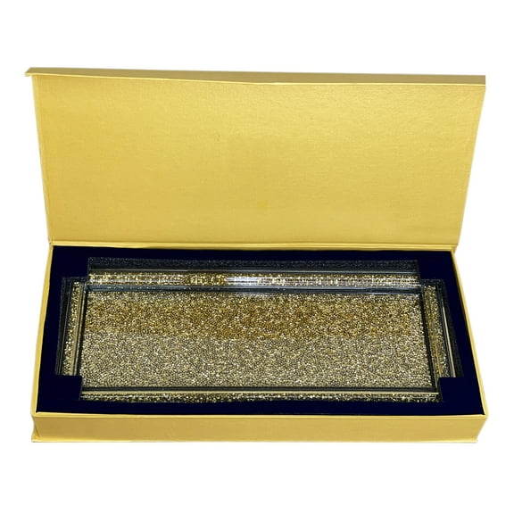 Adrinfly Ambrose Exquisite Large Glass Tray in Gift Box