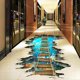 thumbnail image 3 of Newway 3d Floor Stickers,underwater Sea World Starfish Colorful Fishes Removable Love Ocean Cute Wooden Suspension Bridge Pvc Art Wall Decal , Sensory, 3 of 5