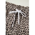 thumbnail image 6 of Women's Khaki Animal Print Wide Leg Pants – Casual Leopard Print Trousers for Daily Wear, XL, 6 of 12