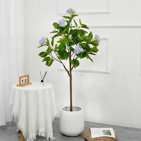 5FT Artificial Dracaena Plant – Tall Faux Floor Plant with Silk Leaves, Indoor Fake Tree in Plastic Pot – Lifelike Greenery for Home, Living Room, Office & House Decor