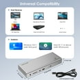 thumbnail image 3 of Thunderbolt 4 Dock Station, 98W Charging 8K USB Dock with TBT 4, USB-A/USB-C, 2.5GbE, SD read, Audio, 3 of 10