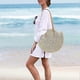 thumbnail image 5 of Straw Shoulder Bag For Women, Large Straw Bags Weave Handmade Handle Tote Bag Summer Beach Straw Handbags Bohemian Crossbody Bag(large Beige), 5 of 5
