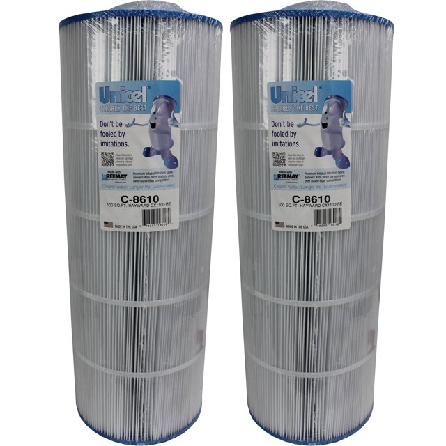 Unicel C-8610 100 sq ft. Media Replacement Pool Hot Tub Spa Filter (2 Pack)