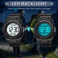 thumbnail image 4 of SKMEI Mens Digital Watch Sports Military Waterproof Outdoor Chronograph Wrist Watches for Men, 4 of 10