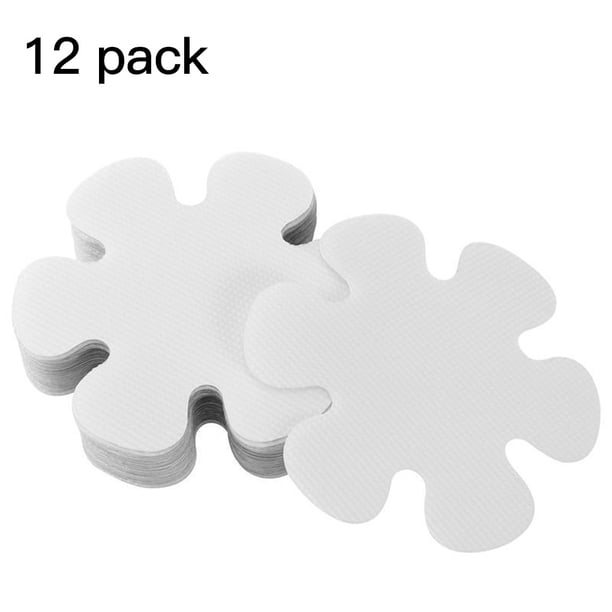 Pegatinas antideslizantes para bañera, impermeables, en forma de flor, para ducha, apliques adhesivos, 12 piezas, 10 M Vogacara HA6135-03B