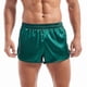 thumbnail image 3 of Satin Underwear Boxers Men's Sexy Boxer Briefs Smooth Silk Pajamas Shorts Loose Split Man Lounge Boxershorts Home Sleep Bottoms, 3 of 5