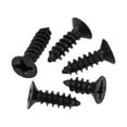 thumbnail image 1 of SHOWERORO 100 Pcs Clous de Cloison Sèche en Acier Inoxydable Noirs Auto-Taraudants Vis à Tête Plate pour Usage Domestique, 1 of 8