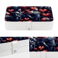 thumbnail image 4 of Hearts Battle Portable PU Leather Travel Jewelry Display Case Organizer Box, 4 of 6