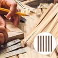 thumbnail image 6 of Walnut Wood Sticks Round Dowel Rod for Braiding Tapestry Column Coconut Brown 30x1.8cm, 6 of 6