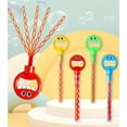 thumbnail image 5 of MORESEC under $5 4Pcs Bubble Wand, 32 Hole Bubble WandToy,KidsBubble Blower Smiling Face Stick,Outdoor Summer Bubble Machine,Refillable Bubble Making Wand,ChildrensParty BubbleToy, 5 of 7