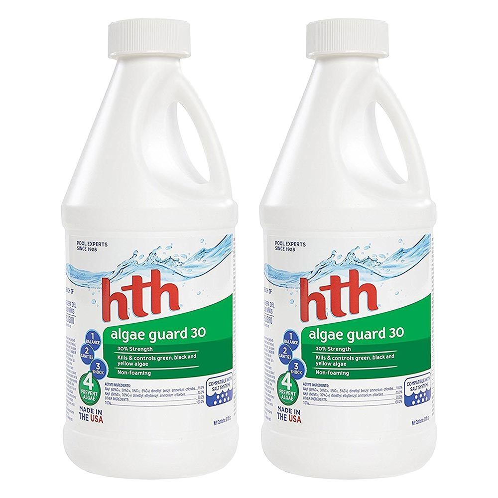HTH Algae Guard 30 Algaecide for Swimming Pools, 38Ounces