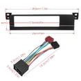 thumbnail image 4 of Yassdwbn Car 1 Din Radio Fascia Adaptor Panel For BMW 3 Series E46 CD DVD Stereo Frame, 4 of 5