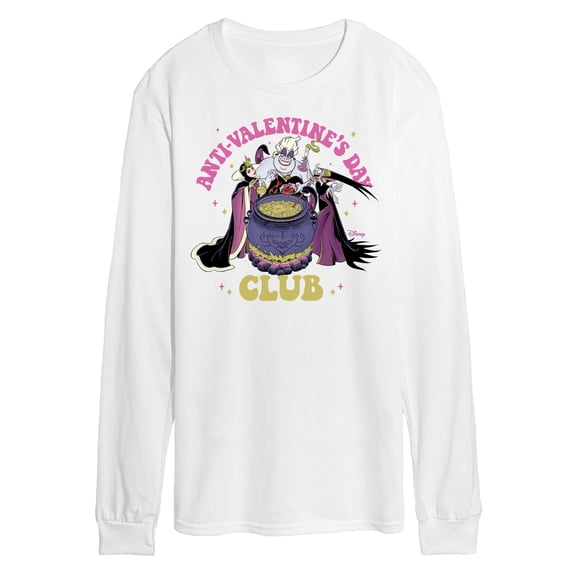 Disney Villains - Valentine's Day - Ursula's Anti-Valentine's Day Club - Men's Long Sleeve T-Shirt