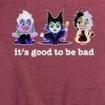 thumbnail image 3 of Disney Villains - It's Good To Be Bad - Women's Short Sleeve Graphic T-Shirt, 3 of 5