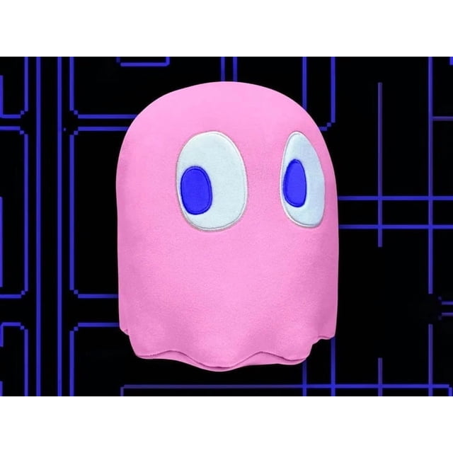 Toynk Pac-Man Pinky Ghost 7-Inch Plush