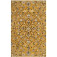 thumbnail image 2 of SAFAVIEH Bella Kade Floral Wool Area Rug, Gold/Taupe, 5' x 8', 2 of 10