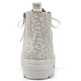 thumbnail image 3 of Lucky Brand Eisley Natural White Lace Up High Top Sneaker Combat Lug Sole Boots (Natural White, 10), 3 of 6