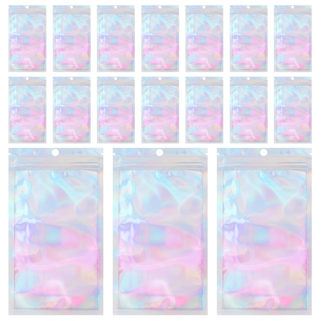 100pcs Self Sealing Storage Bags Packaging Pouches Resealable Storage Pouches Food Storage Bags