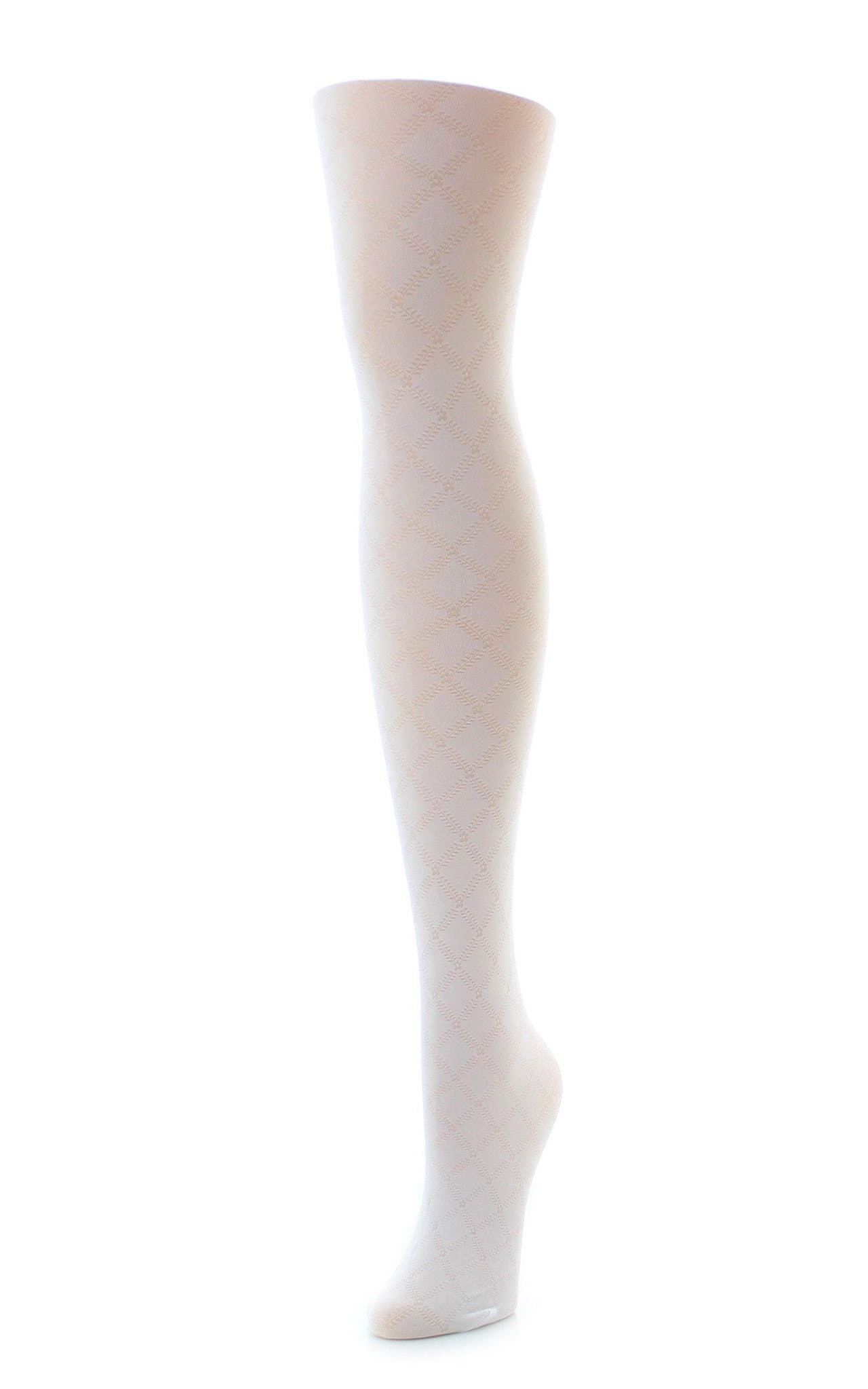 Diamonds Opaque Tights - Girls - Female 