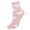 Pink, variant on CTM Hearts Soft and Cozy Lounge Socks by Wootie (1 Pair) (Women)