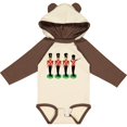 thumbnail image 3 of Inktastic Christmas Dabbing Tin Soldier Boys or Girls Long Sleeve Baby Bodysuit, 3 of 5