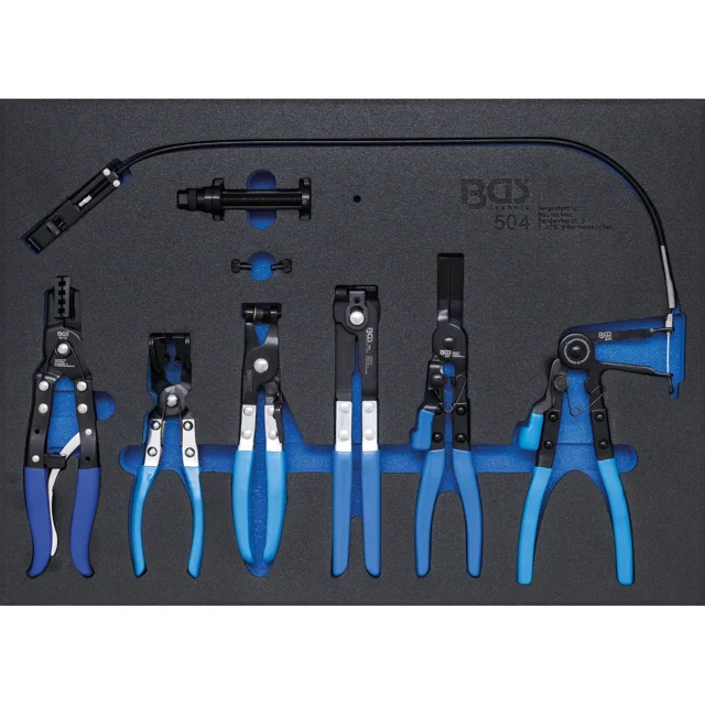 Juego de Pinzas para Abrazaderas de Mangueras BGS 504
