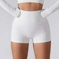 thumbnail image 2 of Pantalones cortos deportivos ajustados de cintura alta para mujer, estilo nuevo de Zechuang, para fitness, abdominales, yoga, caderas desnudas, 2 of 6